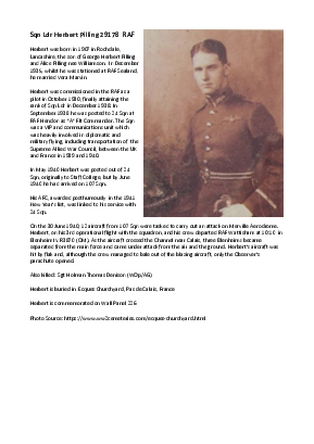 A preview of a PDF biography for Pilling, Herbert